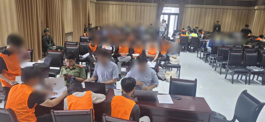 Đường dây lừa đảo đầu tư tiền ảo theo mô hình đa cấp - Công an TP Đà Nẵng.