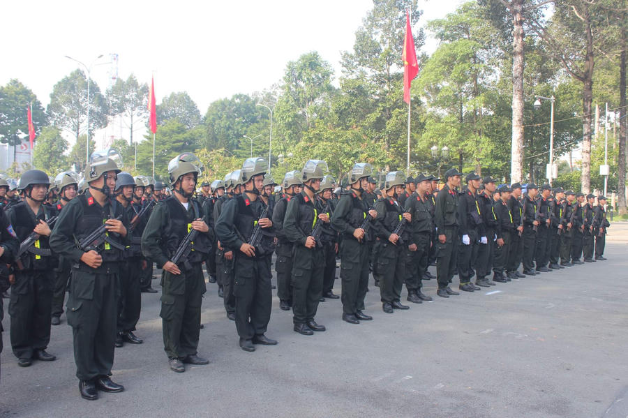 Lực lượng Công an TP Đồng Nai ngày càng tinh nhuệ, hiện đại (ảnh: Công an Đồng Nai). 