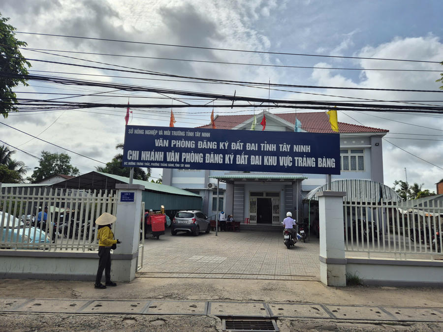 Văn phòng đăng ký đất đai khu vực Trảng Bàng