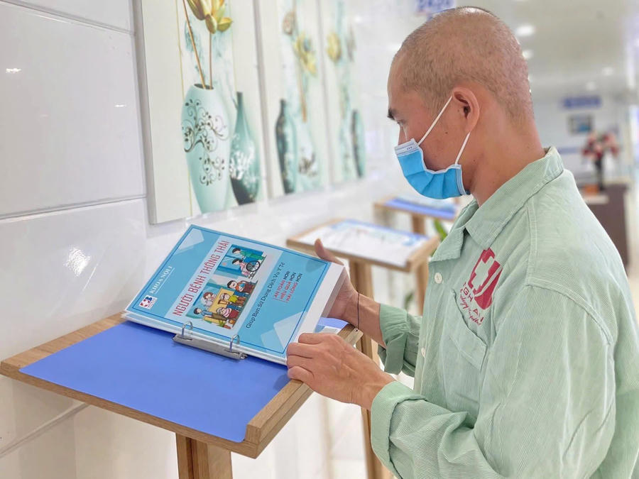 Khoảng lặng bình yên đối với người bệnh.