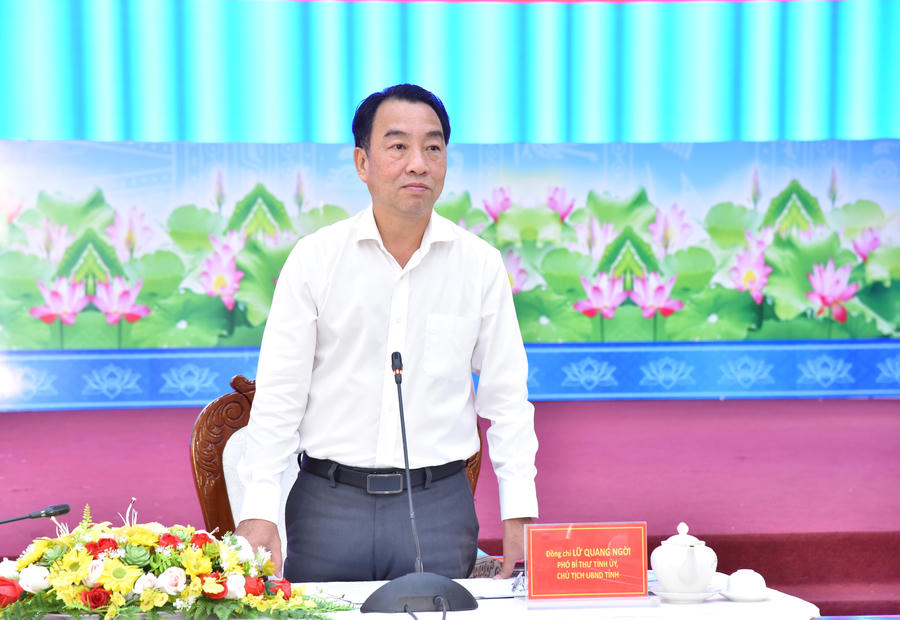 Ông Lữ Quang Ngời – Phó Bí thư Tỉnh ủy, Chủ tịch UBND tỉnh Cà Mau.