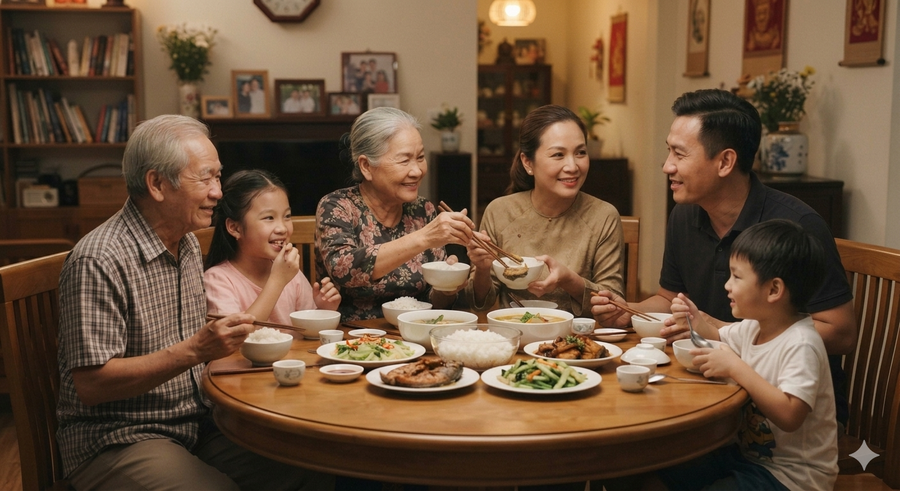 Đâu rồi những bữa cơm gia đình sum họp, vui tươi đầm ấm?