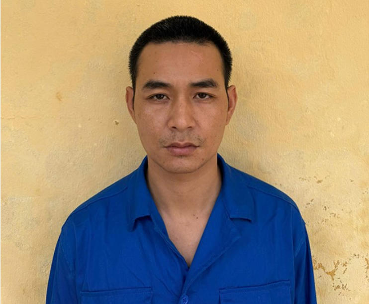 Đối tượng Nguyễn Văn Sáng bị công an bắt giữ. Ảnh: Công an Hải Phòng