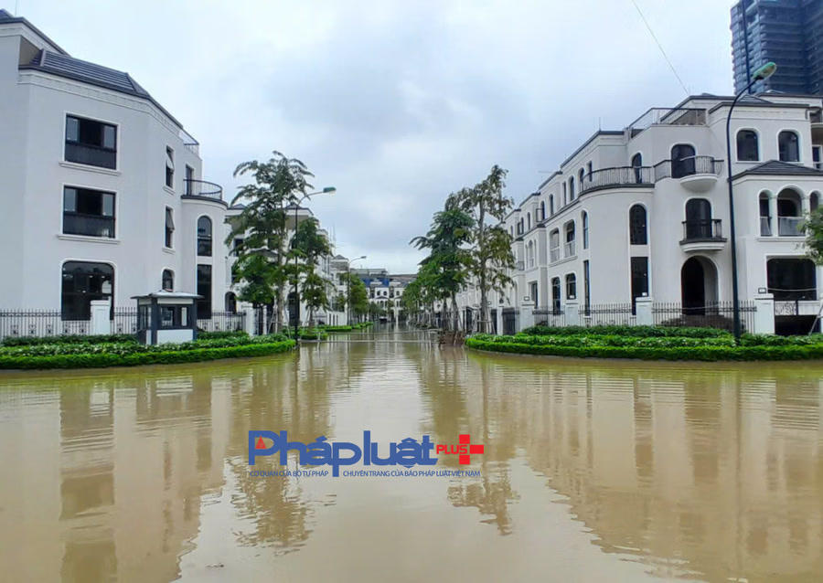 Ảnh minh hoạ ngập lụt tại Hà Nội.