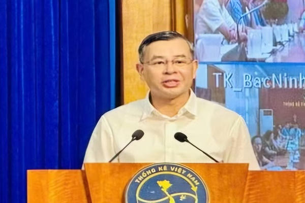 Bộ trưởng Bộ Tài chính, ông Ngô Văn Tuấn phát biểu tại hội nghị.