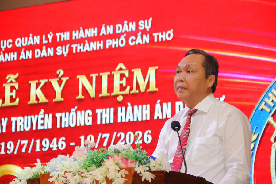 Ông Lê Công Lý - &nbsp;Phó Chủ tịch thường trực UBND TP Cần Thơ phát biểu chỉ đạo (Ảnh: Đình Thương)
