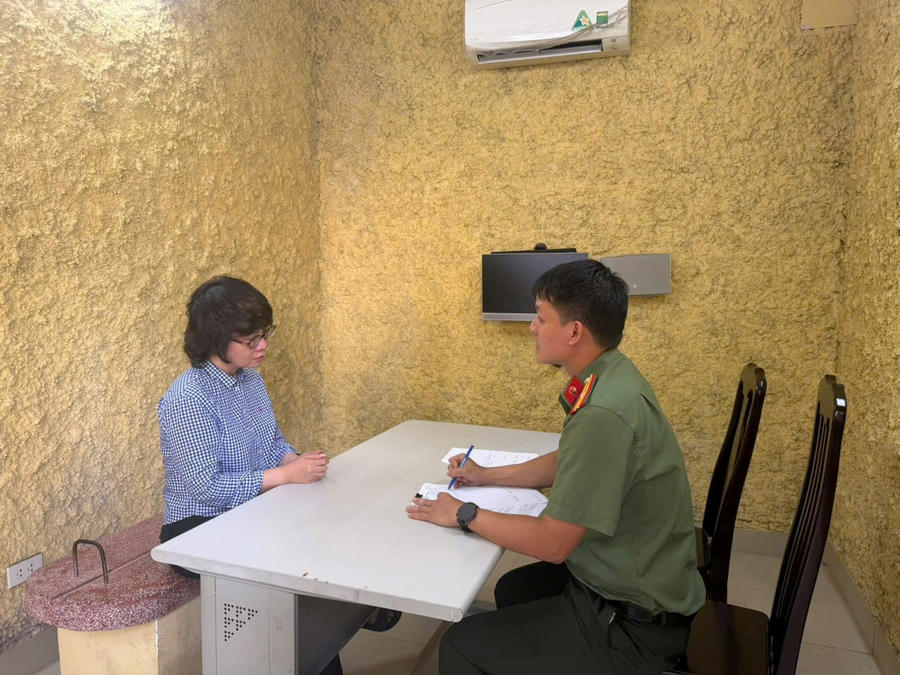 Đối tượng Nguyễn Thuý Hằng. (Ảnh: CAHN)