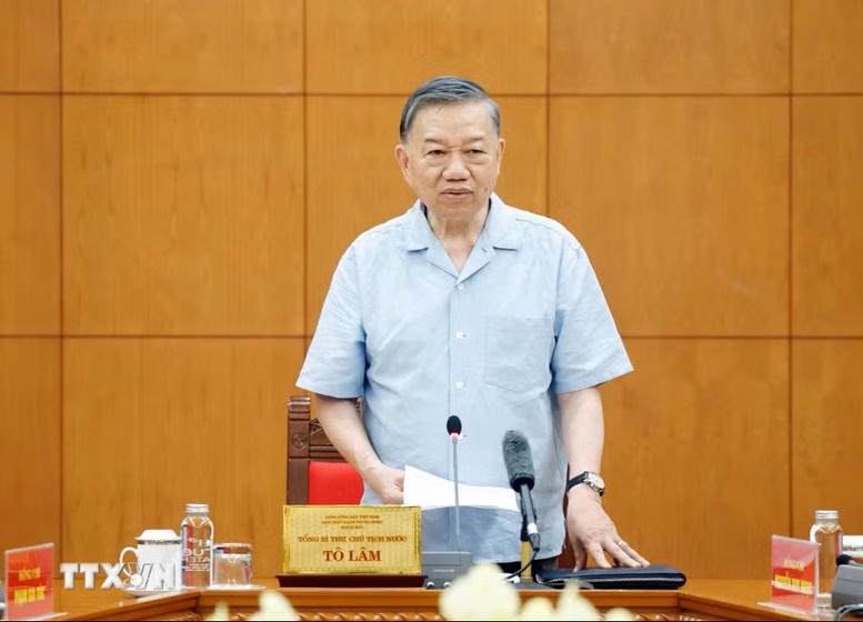 Tổng Bí thư, Chủ tịch nước Tô Lâm: Đặt công nghiệp hàng hải đúng vị trí trong chiến lược xây dựng Việt Nam trở thành quốc gia biển mạnh- Ảnh 4.