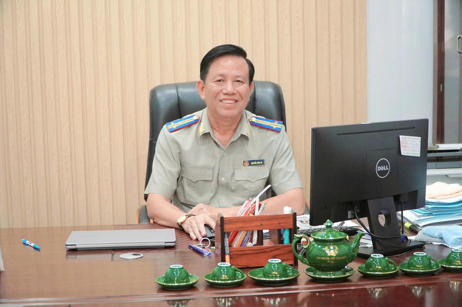 Ông Nguyễn Văn Vũ, Trưởng Thi hành án dân sự tỉnh An Giang.