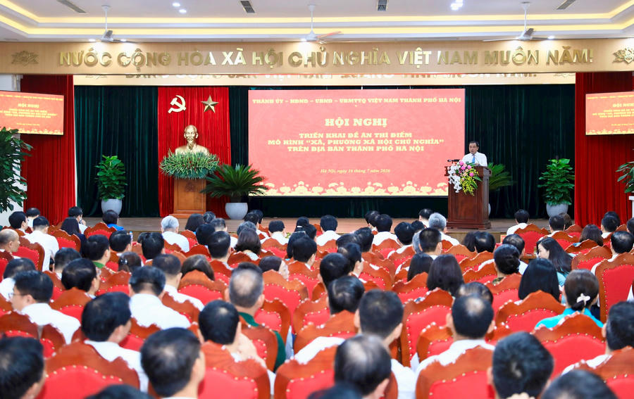 Quang cảnh Hội Nghị. (Ảnh: dbndhanoi.gov.vn)