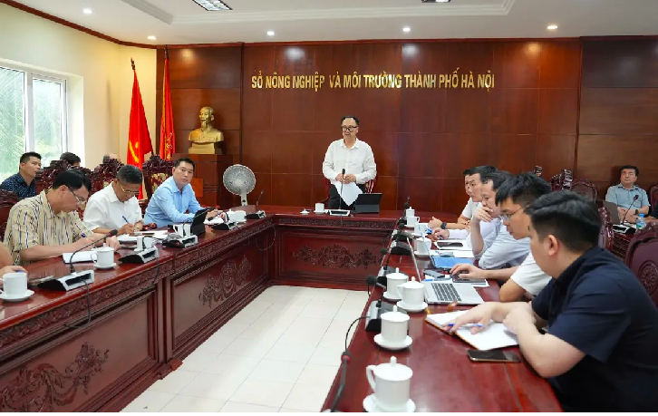 Buổi tập huấn trực tuyến của Sở NN và MT Hà Nội. Ảnh: Sở NN&MT Buổi tập huấn trực tuyến của Sở NN và MT Hà Nội. Ảnh: Sở NN&MT
