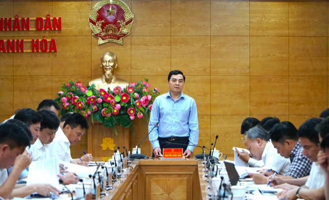 Ông Nguyễn Hoài Anh, Chủ tịch UBND tỉnh Thanh Hóa (Ảnh: Thanh Tùng). Ông Nguyễn Hoài Anh, Chủ tịch UBND tỉnh Thanh Hóa (Ảnh: Thanh Tùng).