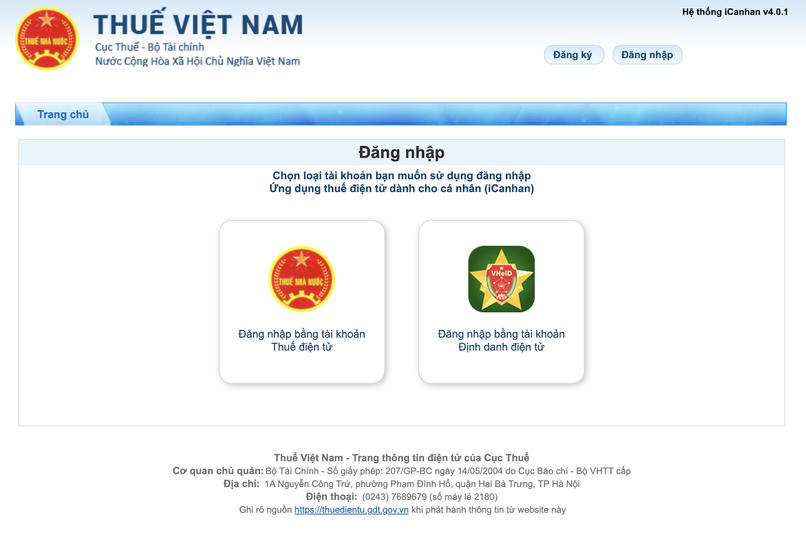 Kiểm tra thuế thu nhập cá nhân trên ứng dụng eTax Mobile.
