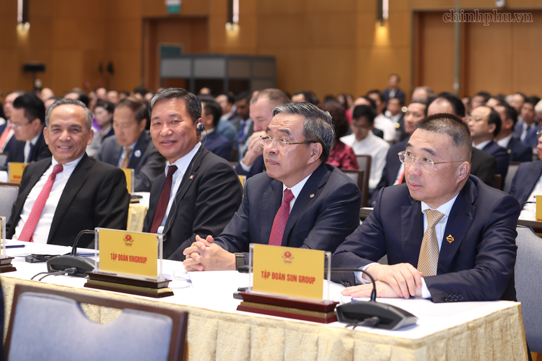 Đại diện các doanh nghiệp dự Hội nghị. (Ảnh: VGP/Nhật Bắc
)