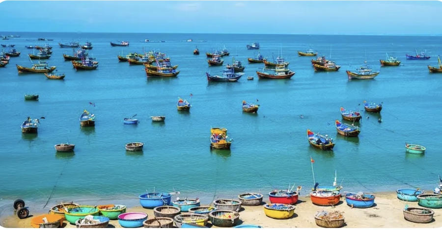 Mũi Né là một trong những địa điểm được du khách Hàn Quốc chọn lựa khi đến Việt Nam. Ảnh InT
