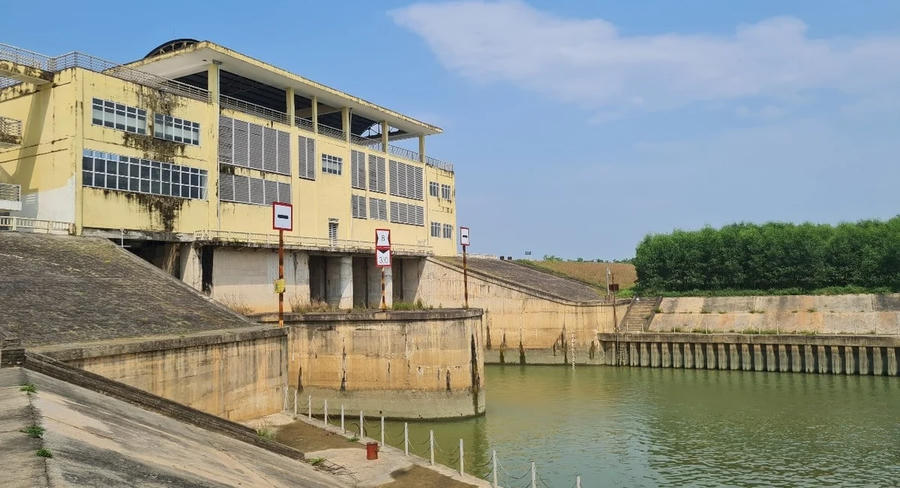 Dự án đập sông Lam, tỉnh Nghệ An phục vụ lấy nước cho nhiều vùng. (Ảnh: Việt Khánh)