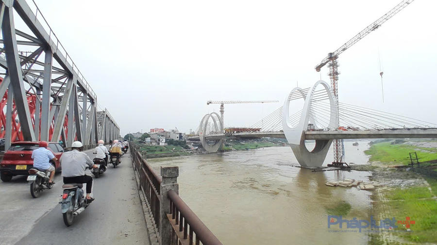 Khi hoàn thành, cầu Đuống mới sẽ thay thế cầu Đuống hiện hữu đang xuống cấp nghiêm trọng.
