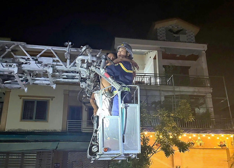 Đảm bảo an toàn cho người đàn ông.
