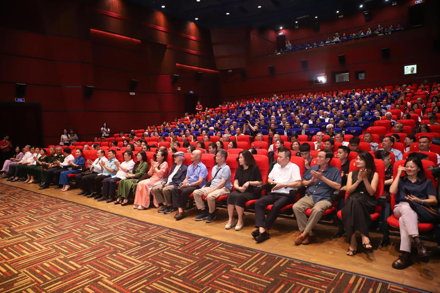 Quang cảnh buổi lễ. (Ảnh: Việt Hùng)