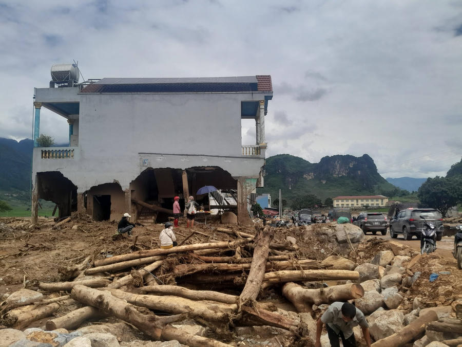Mưa lũ đã gây ra thiệt hại nặng nề ở Lai Châu.