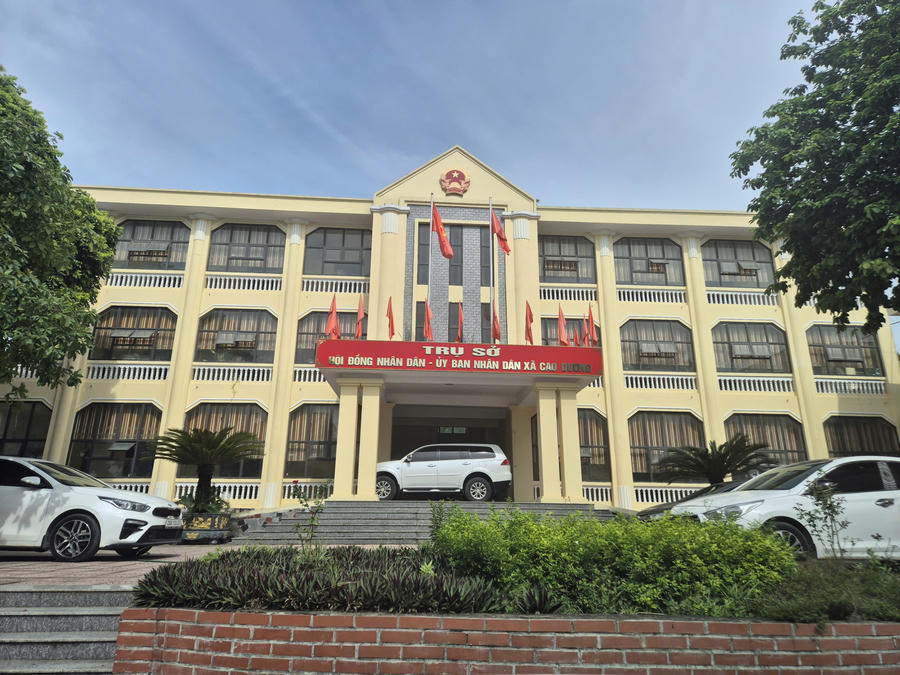 Trụ sở UBND xã Cao Dương, tỉnh Phú Thọ.