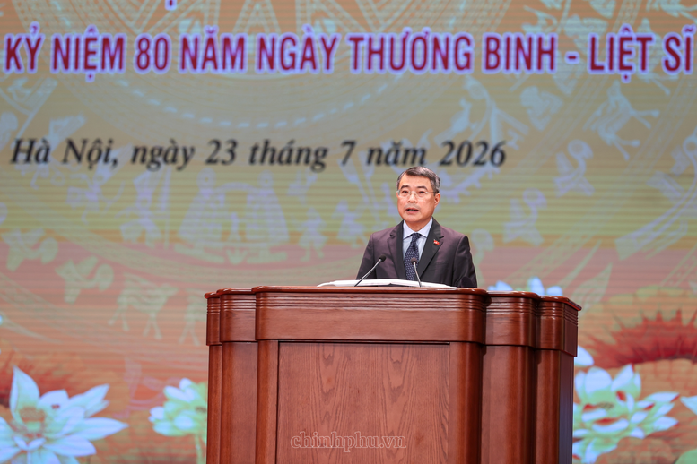 Thủ tướng Chính phủ chính thức phát động "Phong trào đẩy mạnh chăm lo người có công với cách mạng" - Ảnh: VGP/Nhật Bắc