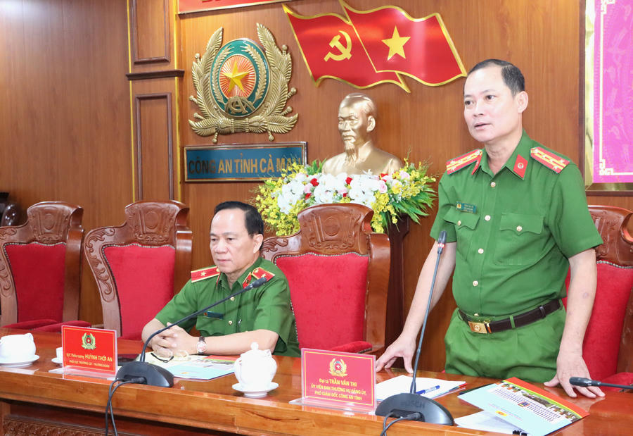 Đại tá Trần Văn Thi đề nghị Phòng Cảnh sát PCCC và CNCH cùng các đơn vị liên quan chủ động phối hợp, cung cấp đầy đủ hồ sơ, tài liệu để Đoàn kiểm tra hoàn thành nhiệm vụ theo đúng kế hoạch.