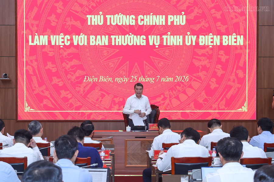 Toàn cảnh cuộc làm việc. Ảnh: VGP