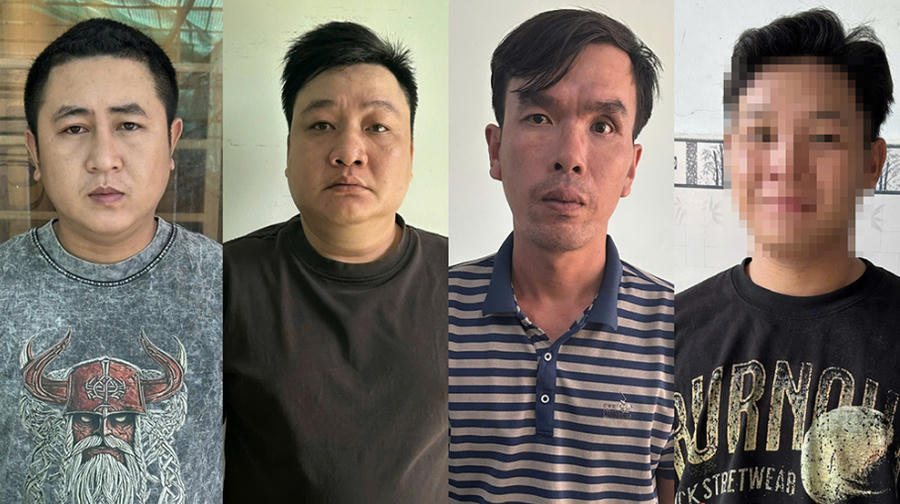 Công an đã ra quyết định tạm giữ đối với 4 đối tượng về hành vi giết người. Ảnh: Công an cung cấp