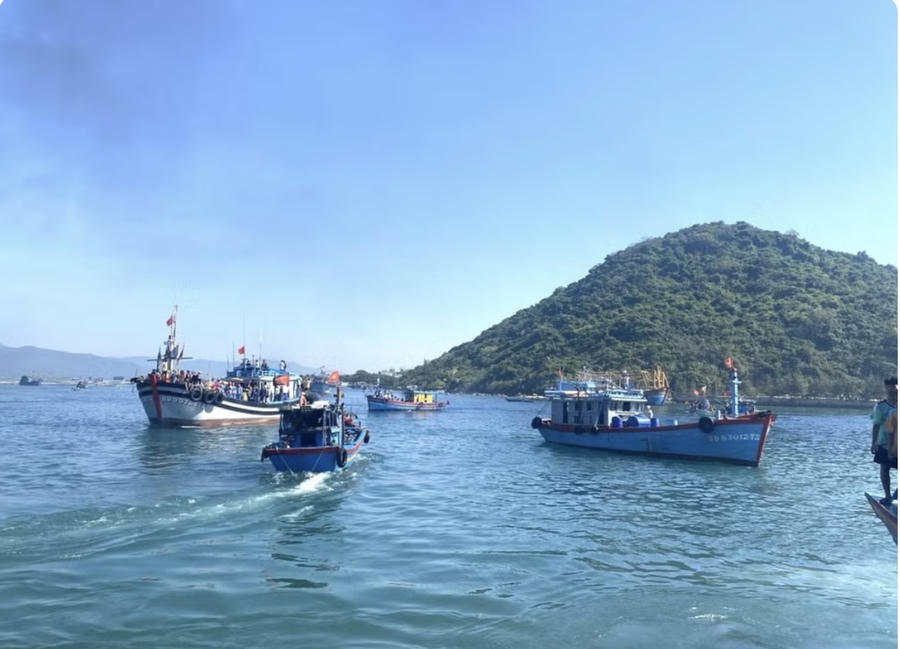 Gia Lai yêu cầu hoàn thành cấp mã số và gắn biển nhận diện tàu cá trước ngày 30-7. Ảnh Phan Tuấn/ Gia Lai online