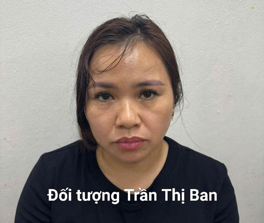 Đối tượng Trần Thị Ban. (Ảnh: CAHN)