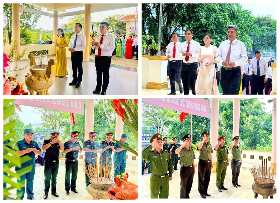 Đoàn đại biểu do đồng chí Phạm Văn Lũy, Bí thư Đảng ủy, Chủ tịch HĐND xã Bình Hưng làm Trưởng đoàn.