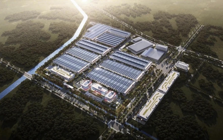 Phối cảnh Dự án Thung lũng Gốm sứ ASEAN Việt Nam được triển khai tại Cụm công nghiệp Vạn Thắng – Yên Thọ, trên địa bàn hai xã Nông Cống và Yên Thọ. Ảnh: Báo Thanh Hóa