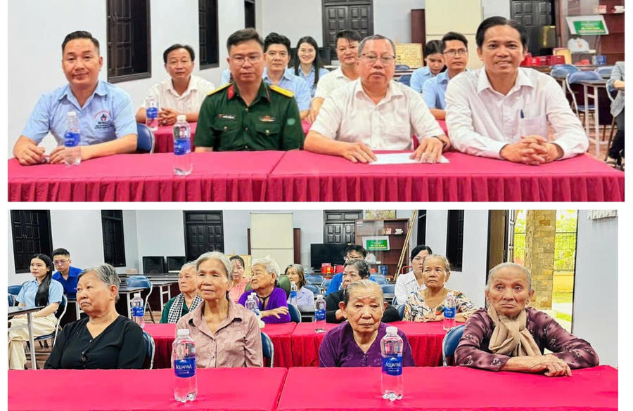 Quang cảnh buổi gặp mặt tri ân.
