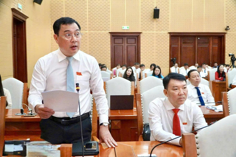 Các đại biểu phát biểu và trả lời chất vấn tại kỳ họp