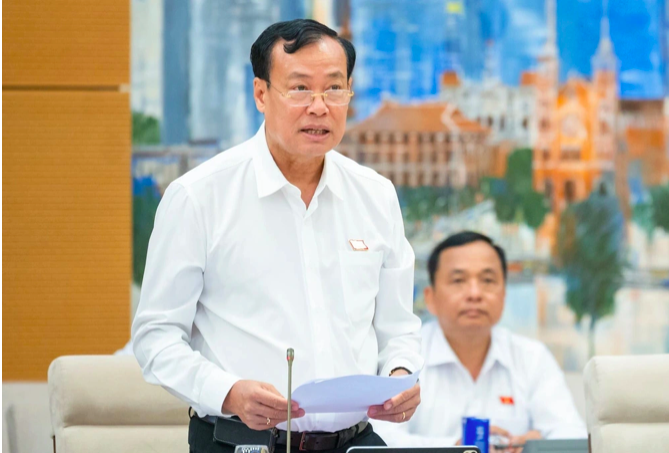 Chủ nhiệm Ủy ban Quốc phòng, An ninh và Đối ngoại Lê Tấn Tới (Ảnh: Quốc hội).