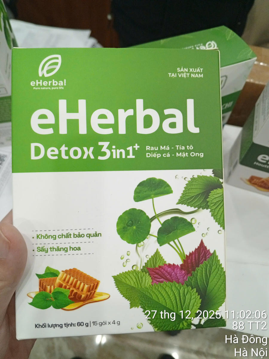 Một trong những sản phẩm vi phạm bị phát hiện và tiêu hủy của Công ty Cổ phần Sản xuất và Thương mại Eherbal. Ảnh: QLTT