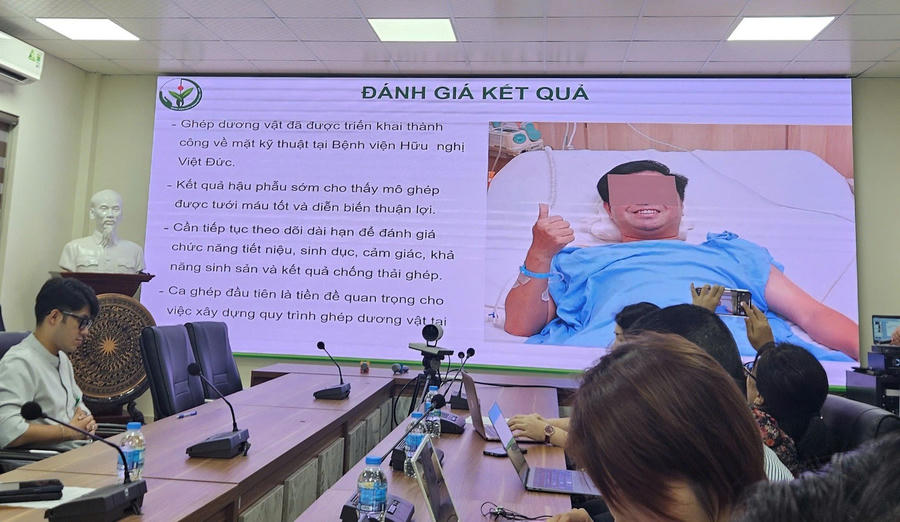 Bệnh nhân thay đổi rõ rệt về tâm lý, tinh thần sau ca ghép. Ảnh: Võ Thu