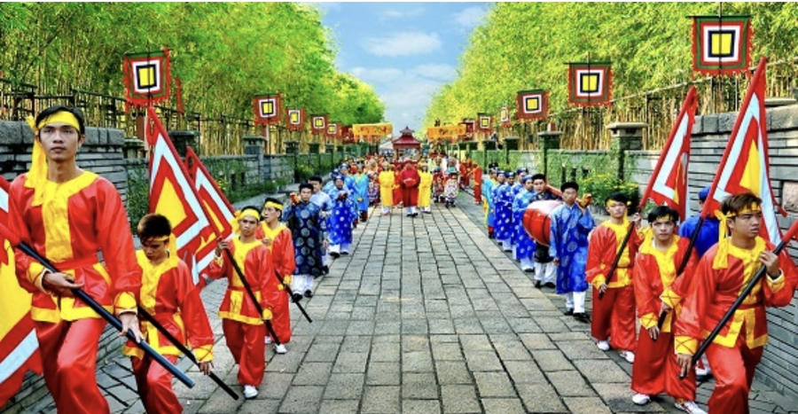 Lễ hội Đền Hùng (Phú Thọ). Ảnh InT