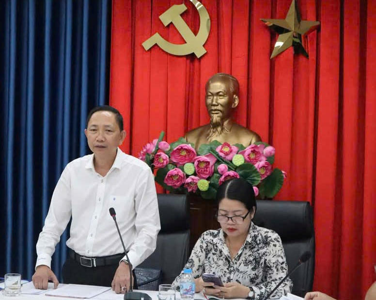 Lãnh đạo Sở Tư pháp Đồng Nai phát biểu kết luận.