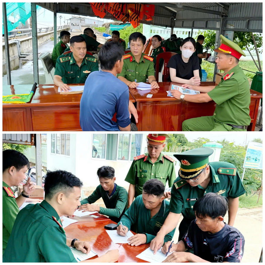 Khu vực cảng cá – nơi diễn ra hoạt động bốc dỡ hải sản, được xây dựng thành điểm tuyên truyền trực quan, hiệu quả về phòng, chống ma túy và chấp hành pháp luật. Tại đây, chủ tàu và thuyền viên tự nguyện ký cam kết không vi phạm pháp luật về ma túy, không chứa chấp và không sử dụng lao động nghiện ma túy.