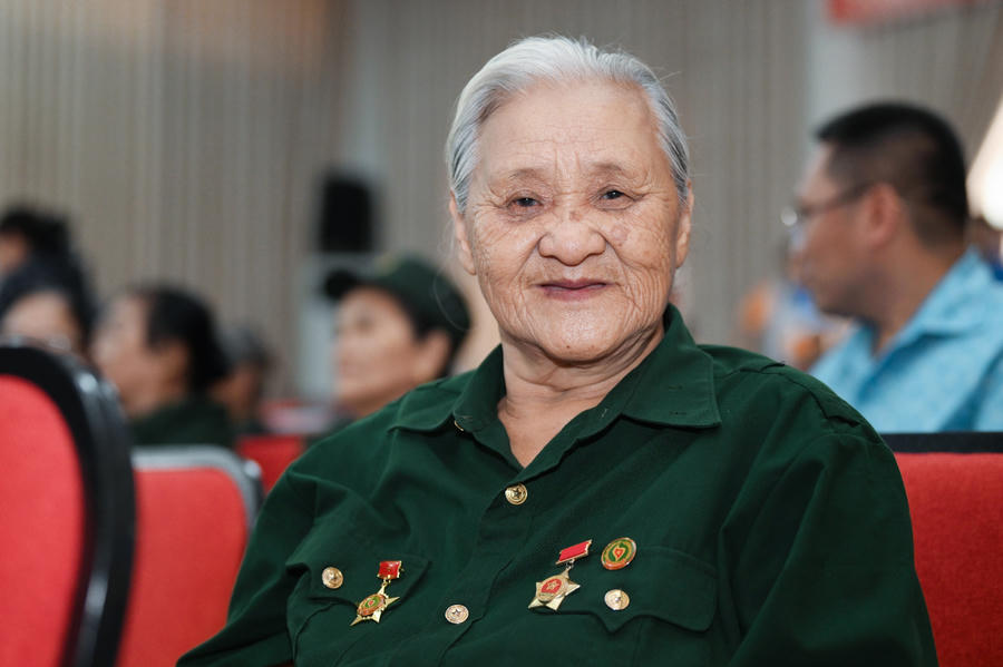 Cựu thanh niên xung phong Nguyễn Thị Lý.