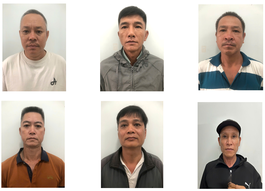 Các bị can bị khởi tố về hành vi Đánh bạc. 