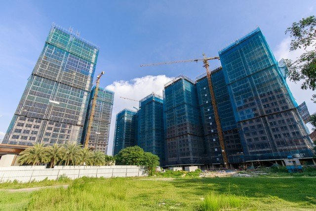 Một dự án chung cư xây mới tại Hà Nội. Ảnh minh họa.