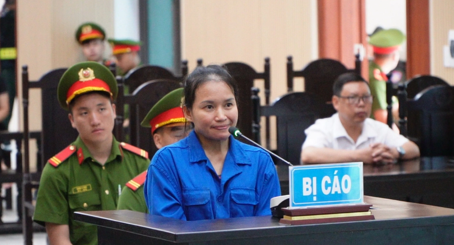 Bị cáo Bùi Thị Măng (Ảnh: Công an Điện Biên).