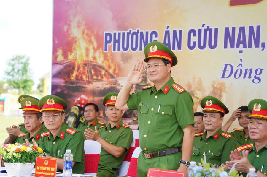 Quang cảnh buổi diễn tập.
