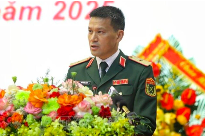 Thiếu tướng Trần Xuân Mạnh giữ chức Tư lệnh Quân khu 1 (Ảnh: TTXVN).
