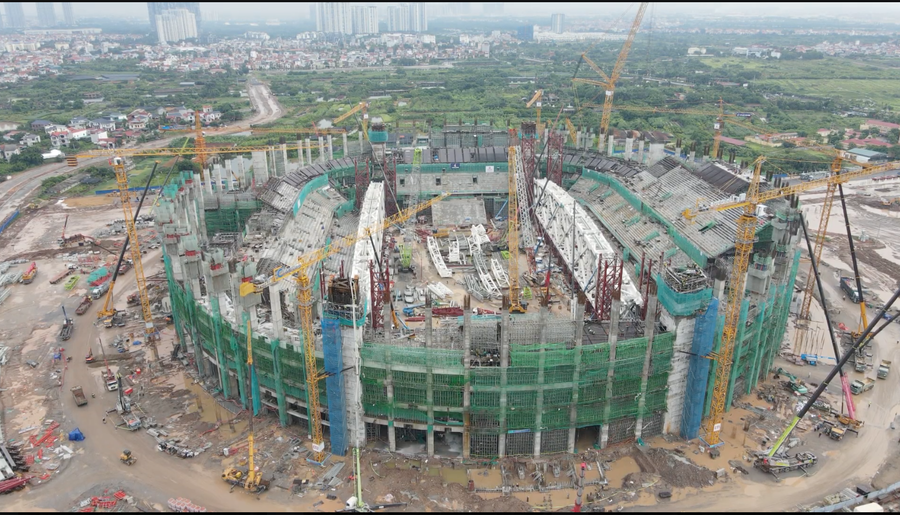 Các đơn vị nhà thầu đang đẩy nhanh tiến độ, đồng thời bảo đảm chất lượng và an toàn trong quá trình thi công