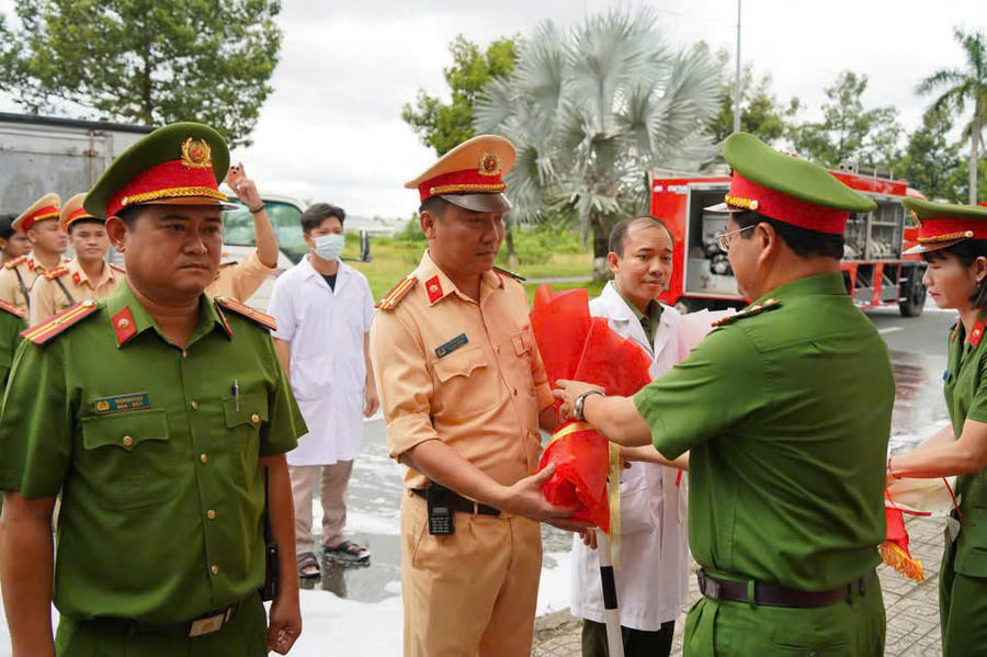 Quang cảnh buổi diễn tập.