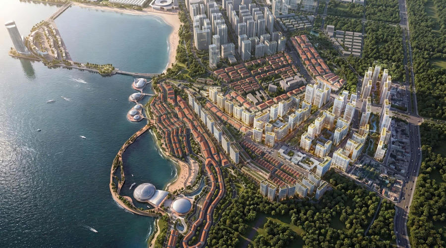 Phối cảnh toàn cảnh dự án.